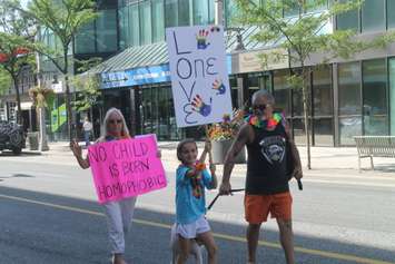 Windsor PrideFest Parade, August 13, 2017. Photo by Mark Brown/Blackburn News.