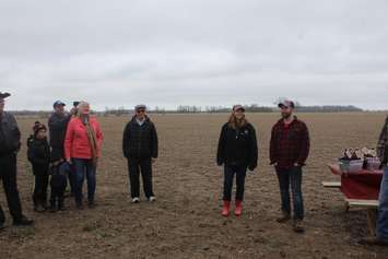 Groundbreaking ceremony at Red Barn Brewing Company in Blenheim on Tuesday, April 30, 2019.  (Photo by Allanah Wills)