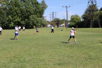 Softball game between students and CK first responders at Victor Lauriston Public School. September 13, 2016. (Photo by Natalia Vega)