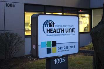 Windsor-Essex County Health Unit, Windsor, January 16, 2020. Blackburn News file photo.