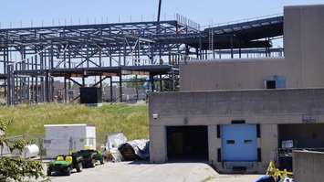 Lambton College construction.  July 4, 2017 (Photo by Melanie Irwin)