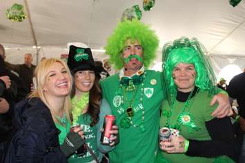 Revelers celebrate St.Patrick's Day at Maggio's Kildare House in Windsor Tuesday March 17, 2015. (Photo by Adelle Loiselle)