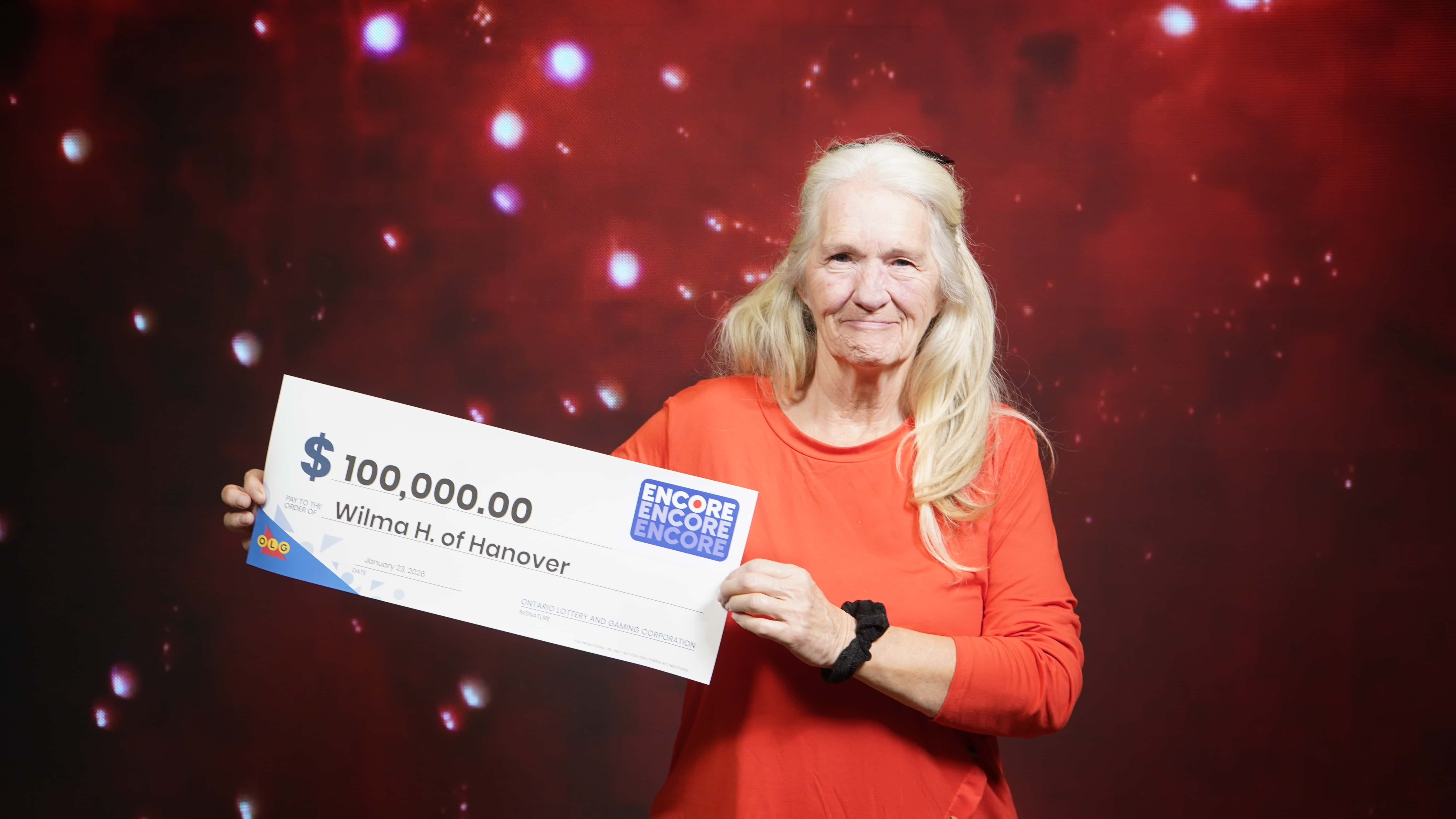 Hanover woman wins $100,000 through Encore