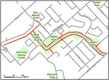 Mud Creek Trail. (Photo courtesy of the Municipality of Chatham-Kent)