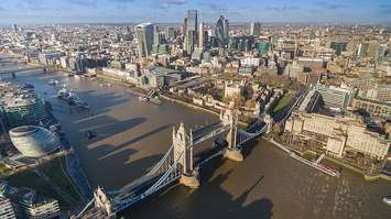 Panoramic view of London, England (Photo courtesy of Wikipedia)