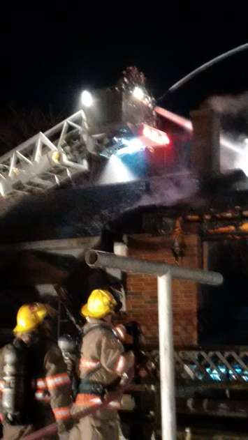 Kingsville fire crews respond to a blaze on County Rd. 34, March 21, 2016. (Photo courtesy Kingsville fire)