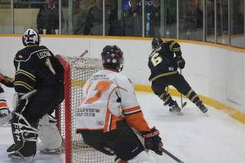 The Wallaceburg Lakers vs. the Essex 73's on Nov. 2, 2016. (Photo courtesy of Jocelyn McLaughlin)