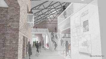 Artist rendering of the future Armouries site. (provided by the University of Windsor) 