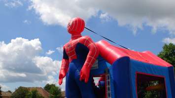 Attractions at the Super Kids CK Launch (Photo by Jake Kislinsky)
