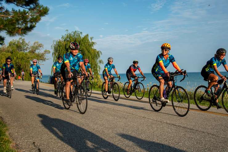 The 2023 Bluewater International Granfondo (Photo courtesy of Ken MacAlpine)