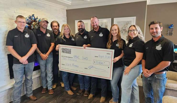 (Photo of Kingsville Pro Rodeo's special ceremony marking the donation to the Ronald McDonald House in Windsor courtesy of the Kingsville Pro Rodeo)