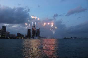 Thousands attend the 2015 Detroit Ford Fireworks Display along Windsor's waterfront on June 22, 2015. (Photo by Ricardo Veneza)
