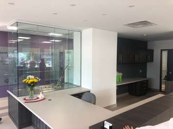 Inside the new animal shelter in Chatham. May 23, 2019. (Photo courtesy of Sophie Marvell and Kiana Mailloux)