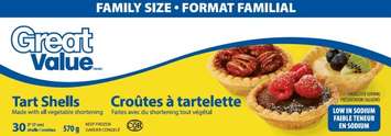 Great Value - Tart Shells - 570 grams (Photo courtesy of the Canadian Food Inspection Agency)