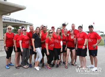 Participants in the Windsor Corporate Challenge, June 17, 2017. (Photo courtesy the Job Shoppe)