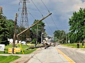 Storm damage in Chatham. June 1, 2022. Photo by Paul Pedro
