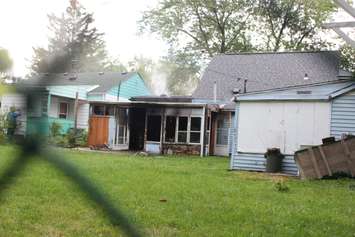 Windsor fire responds to a house fire at 1610 Felix Ave., August 25, 2015. (Photo by Jason Viau)