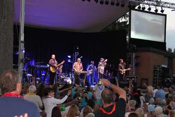 The Beach Boys perform their greatest hits in front of a huge crowd at Tecumseh Park in Chatham, August 8, 2015. (Photo courtesy of Amanda Thibodeau)