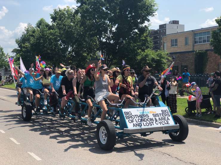 London Pride Cycle (Photo courtesy of Scott Kitching, Blackburn Media)