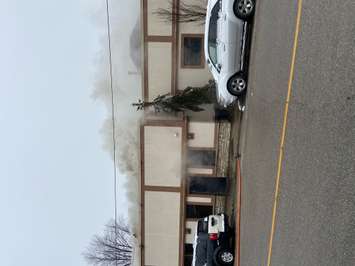 The scene of a fire on Dover Centre Line. December 29, 2021. (Photo courtesy of Chatham-Kent Fire and Emergency Services)