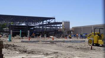 Lambton College construction.  July 4, 2017 (Photo by Melanie Irwin)