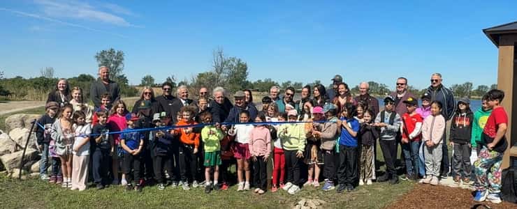 (Photo of the grand opening celebration at the Collavino Conservation Area courtesy of the Essex Region Conservation Foundation)