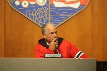 LaSalle Mayor Marc Bondy at town council, September 10, 2019. Photo by Mark Brown/Blackburn News.