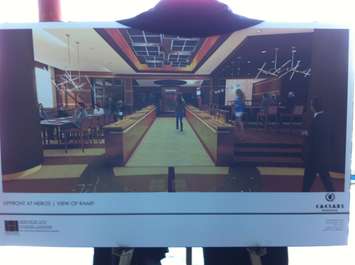 An artist rendering for Up Front at Neros at Caesars Windsor. (Photo by Mike Vlasveld) 