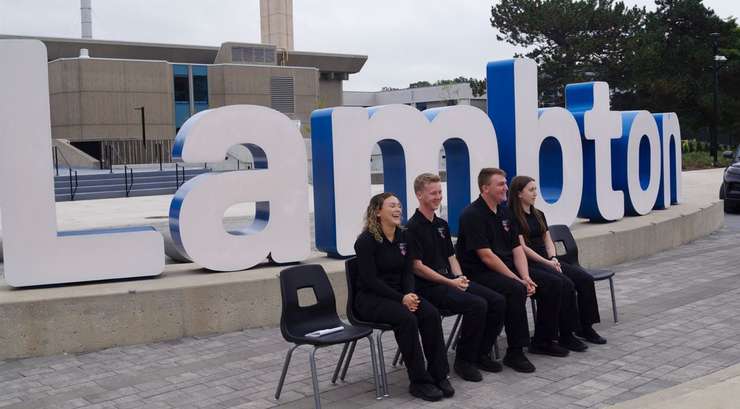 Students chosen for the new Community Crime Unit. September 27, 2023. (Photo by Natalia Vega)