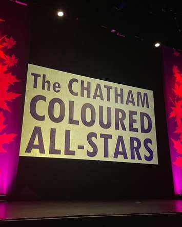 The Chatham Coloured All-Stars have been officially inducted into Canada's Sports Hall of Fame. (Photo courtesy of Brock Greenhalg)