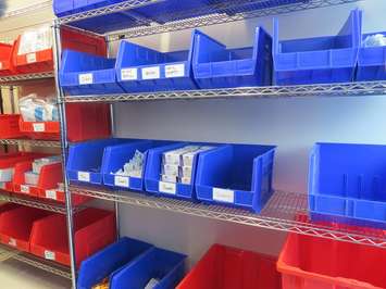 The needle and syringe room at Carepoint. (Photo by Miranda Chant, Blackburn Media)