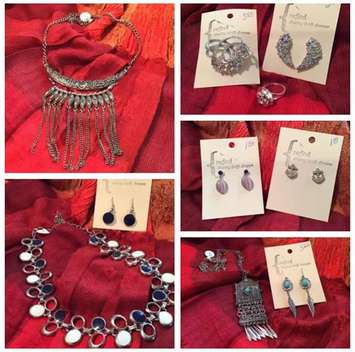 Jewelry stolen from a Wallaceburg store. (Photo courtesy of Chatham-Kent police)