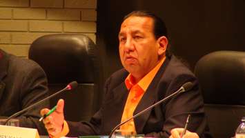 Lambton-Kent-Middlesex NDP Candidate Rex Isaac, October 7, 2015 (Photo by Jake Kislinsky)