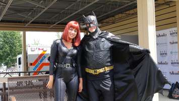 Sam East and Chris McCleod of 94.3 CKSY at the Super Kids CK Launch (Photo by Jake Kislinsky)