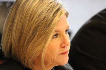 Ontario NDP leader Andrea Horwath in Windsor (Photo by Jason Viau)