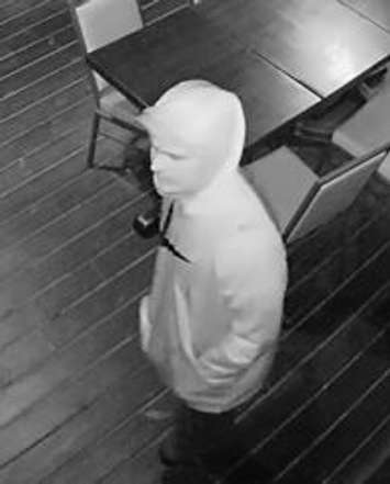 A suspect in an apparent break-and-enter in Amherstburg is seen in a surveillance image on September 15, 2020. Image provided by Windsor Police Service.