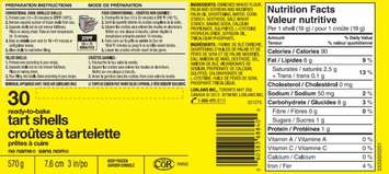 no name - Tart Shells (Photo courtesy of the Canadian Food Inspection Agency)