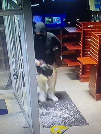 Suspect accused in a break-in at a gas station on St. George Street in Dresden. Thursday, May 18, 2023. (Photo courtesy of Chatham-Kent police)