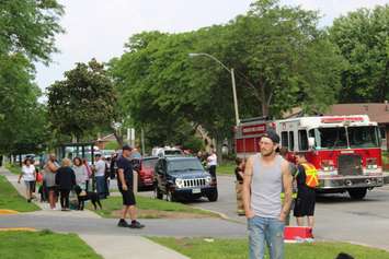 A fire in an apartment at 2930 Wildwood Dr. in Windsor is under investigation.  (Photo by Adelle Loiselle)