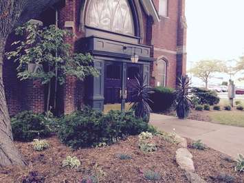 Landscaping has been completely re-done, July 21, 2015 (Photo by Simon Crouch) 