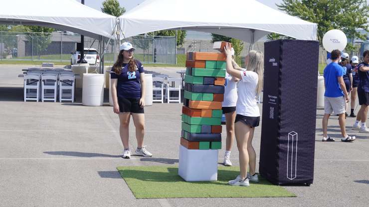 Games at Lambton College Foundation's campaign launch. June 20, 2023. (Photo by Natalia Vega)