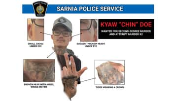 Updated photos of Kyaw "Chin" Doe. April 23, 2026. (Photo courtesy of Sarnia Police Service)