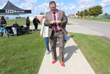 Walk a Mile in Her Shoes event in Chatham on October 8, 2019 (Photo by Allanah Wills)