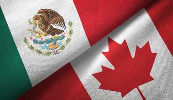 The Mexican flag and the Canadian flag (Image courtesy of Oleksii Liskonih / iStock / Getty Images Plus via Getty Images)