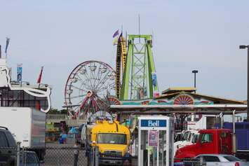 The ferris wheel at Summerfest in Windsor June 29, 2015.  (Photo by Adelle Loiselle)