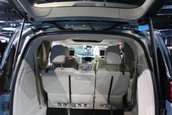 The Chrysler Pacifica unveiled at the North American International Auto Show 2016. (Photo by Maureen Revait) 