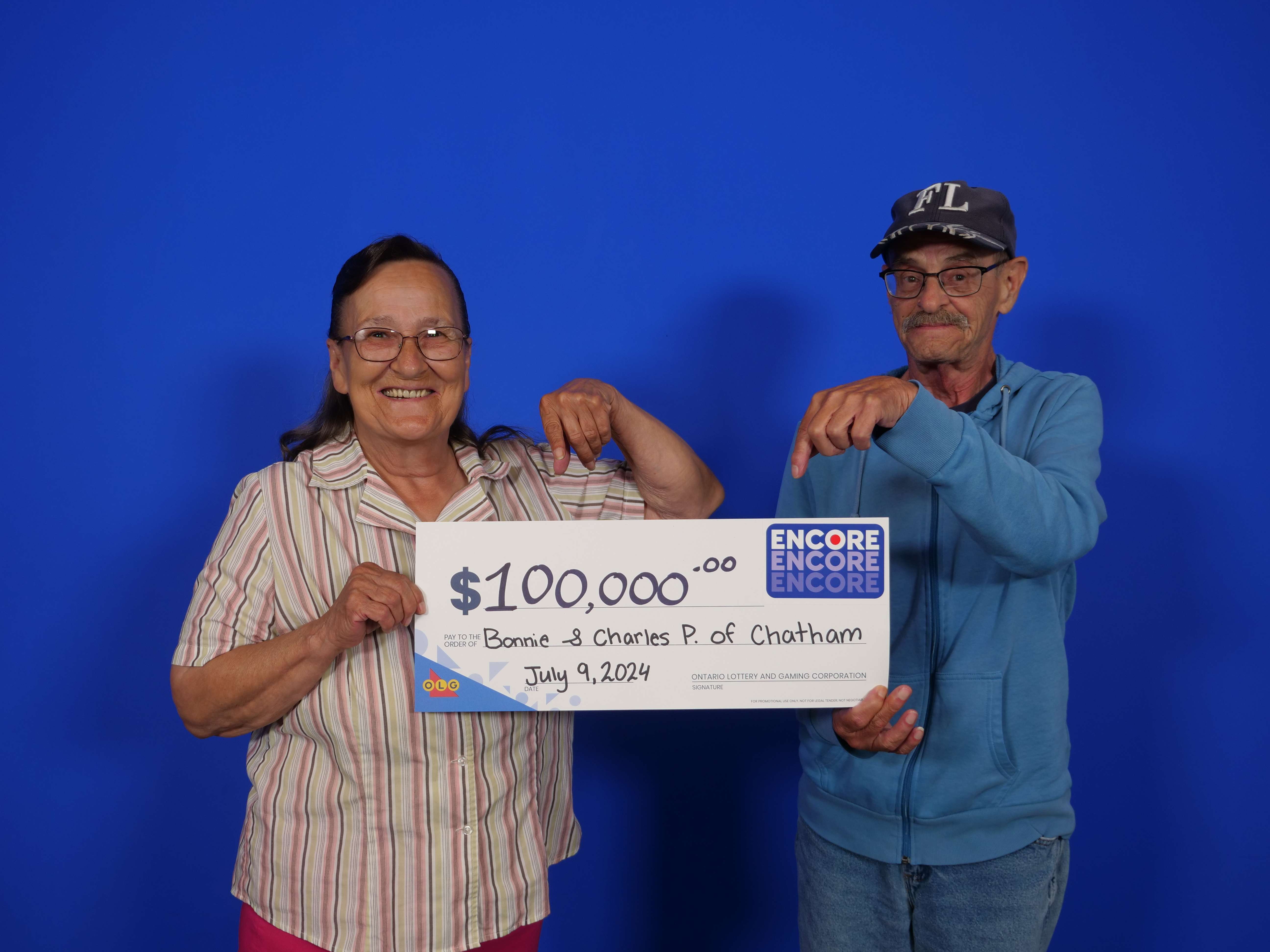Chatham couple turns a buck into 100K with lotto win