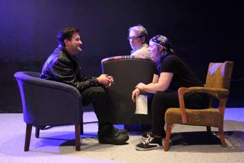 (up)Staged submitted photo (l-r Michael Potter, Joey Ouellette, Fay Lynn (photo credit Kieran Potter)