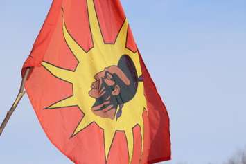 Mohawk Warrior Flag. (Photo by Jason Viau)