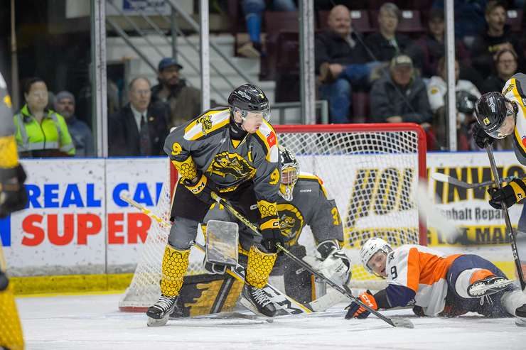 Sarnia Sting host the Flint Firebirds on February 17, 2024 (supplied by: Metcalfe Photography).